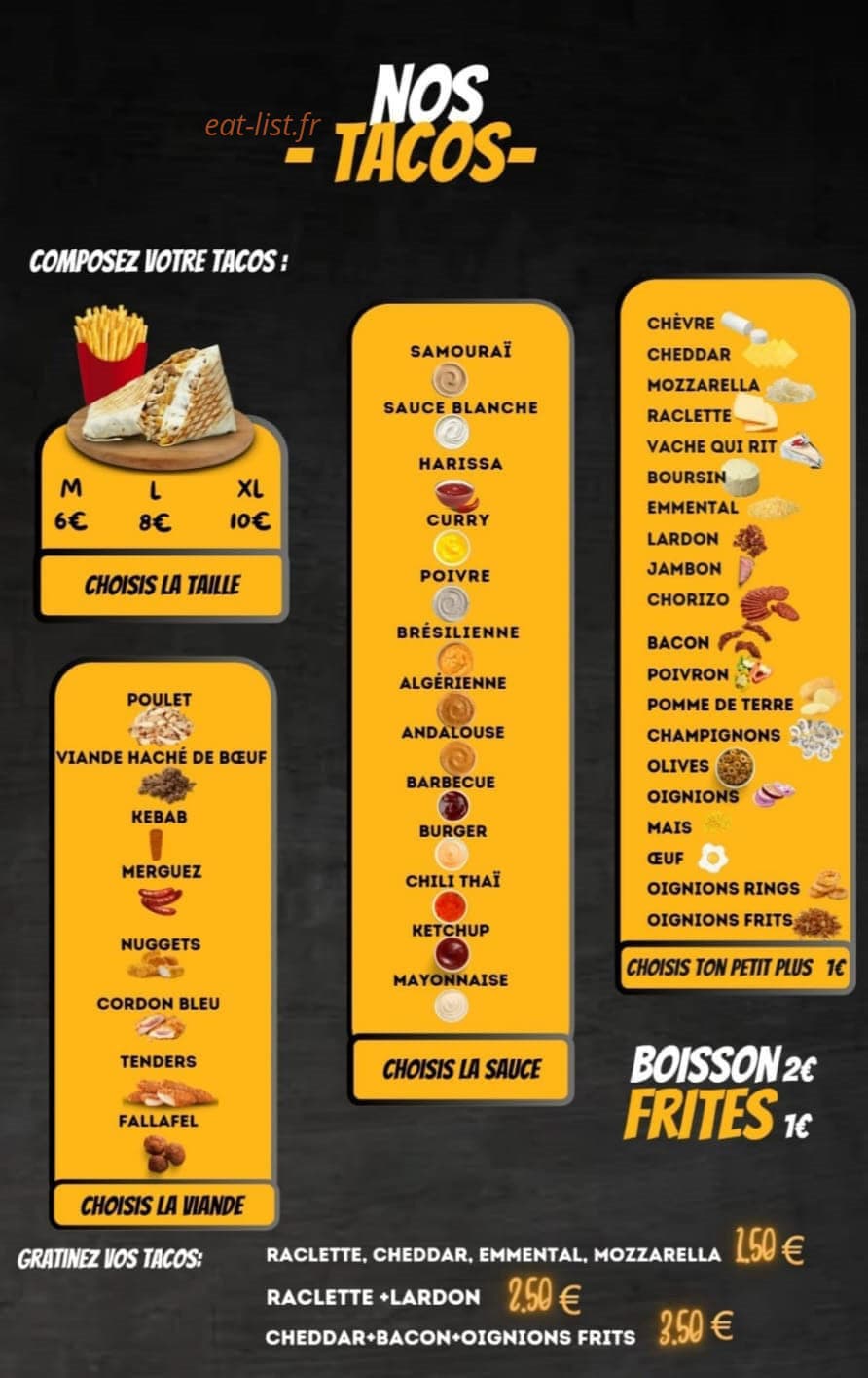 Chicken good — carte page 3