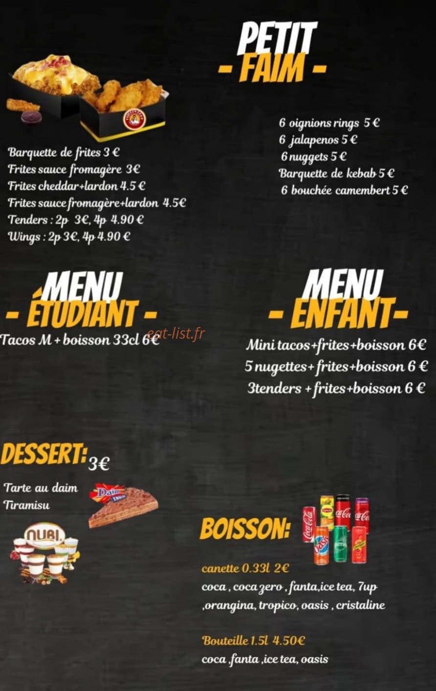 Chicken good — carte page 2