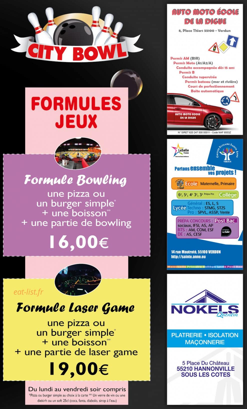City Bowl — carte page 3
