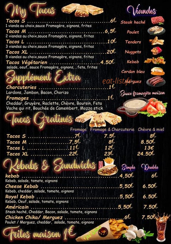 McDélices — carte page 3