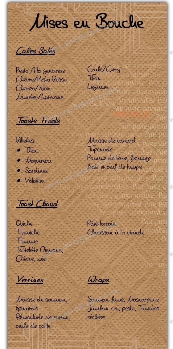 Petits Plats Fait Maison — carte page 4