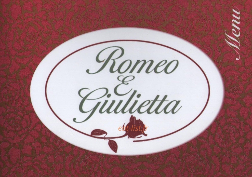 Romeo E Giulietta — carte page 1