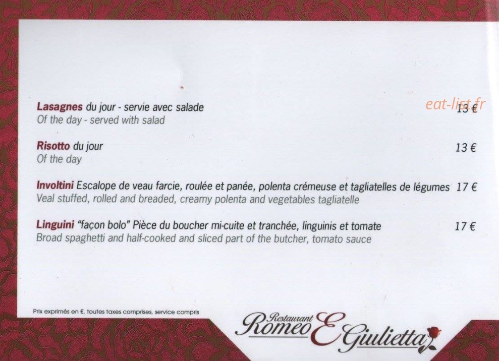 Romeo E Giulietta — carte page 6