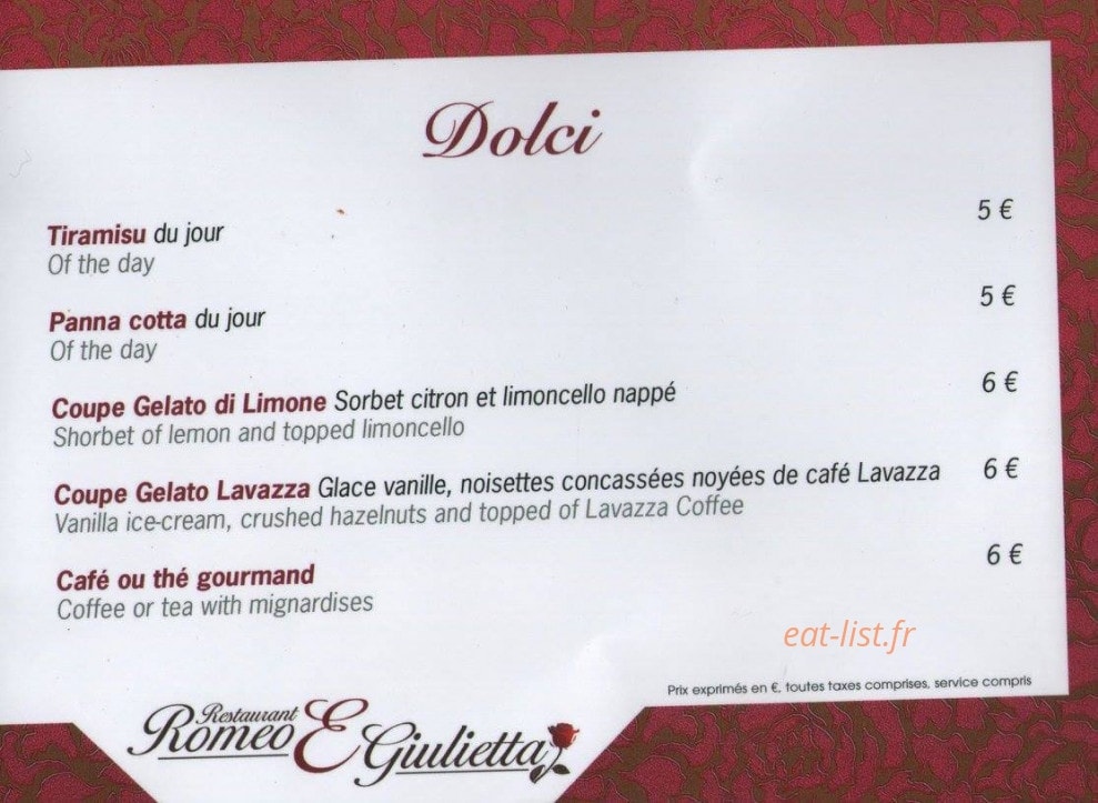 Romeo E Giulietta — carte page 7