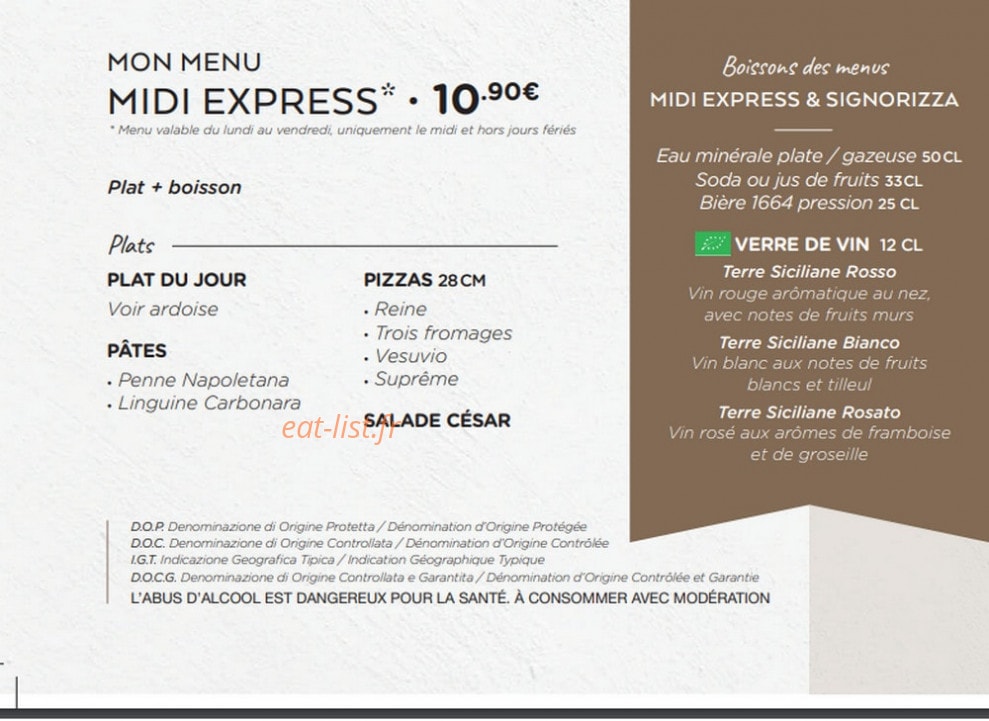 Signorizza — carte page 10