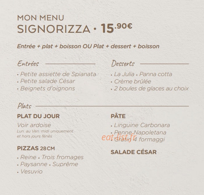 Signorizza — carte page 11