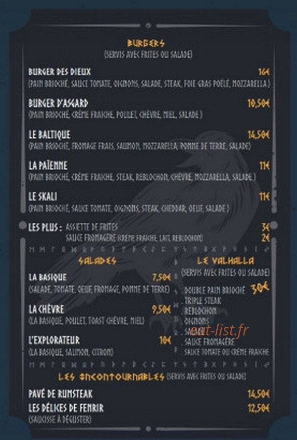 La Chope d'Odin — carte page 2