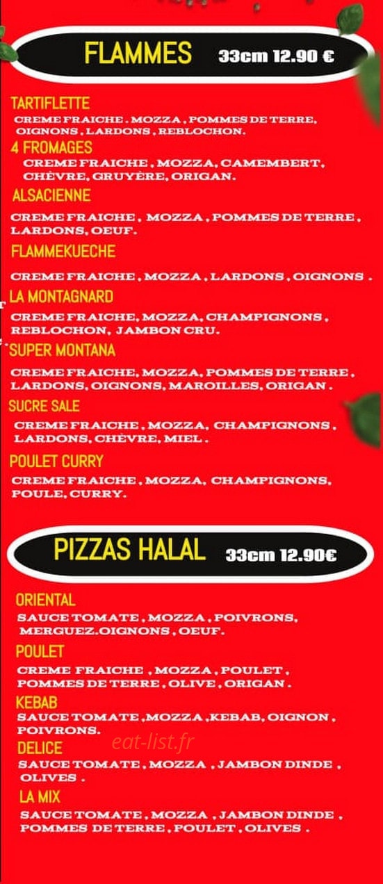 Pizza M — carte page 4