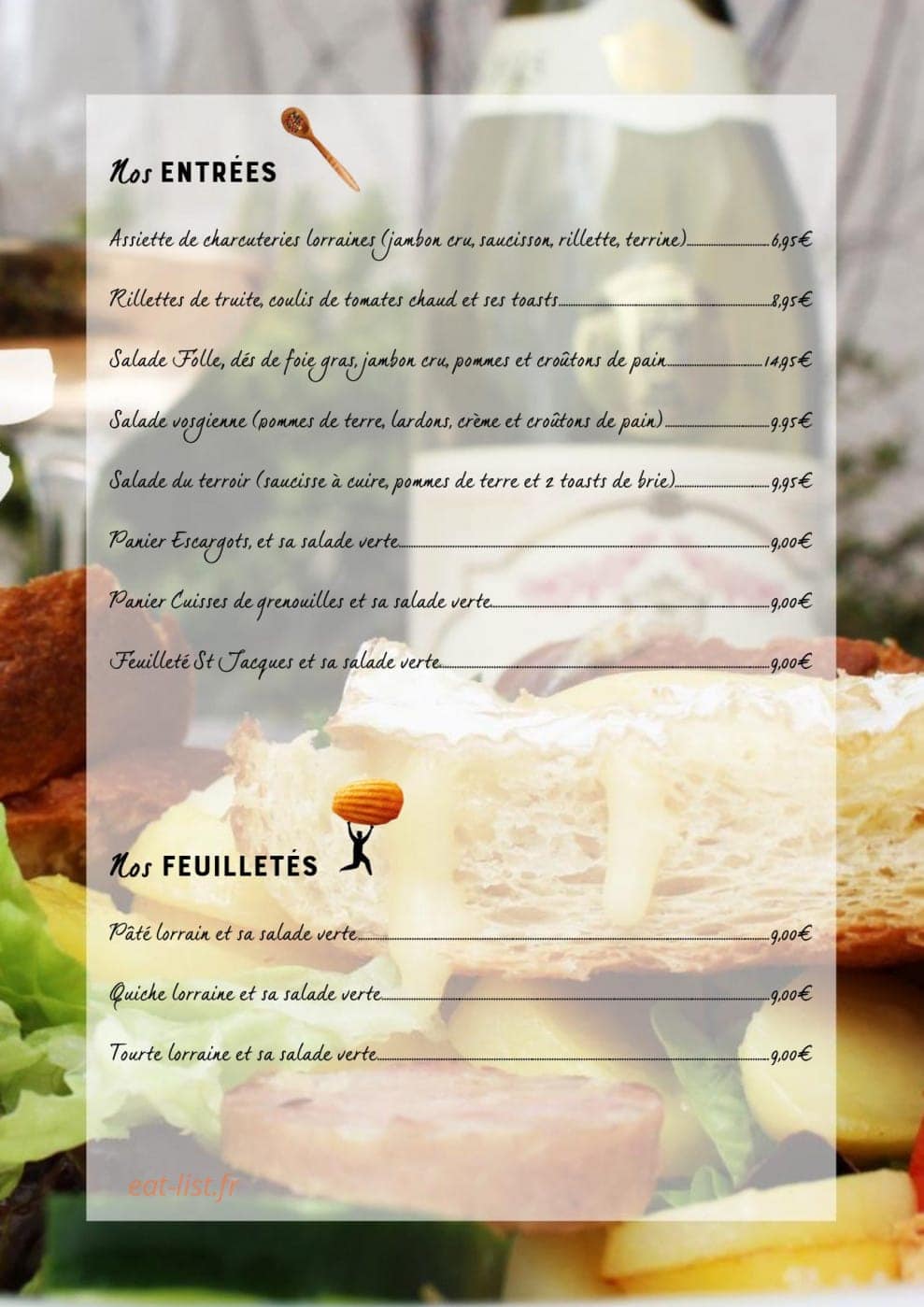 Les Fous de Terroirs — carte page 2