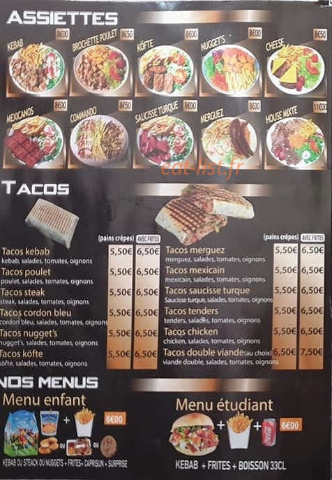 Kebab house — carte page 2
