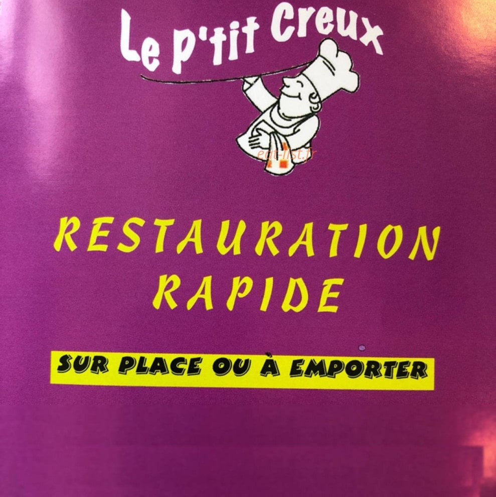 Le p'tit creux — carte page 1