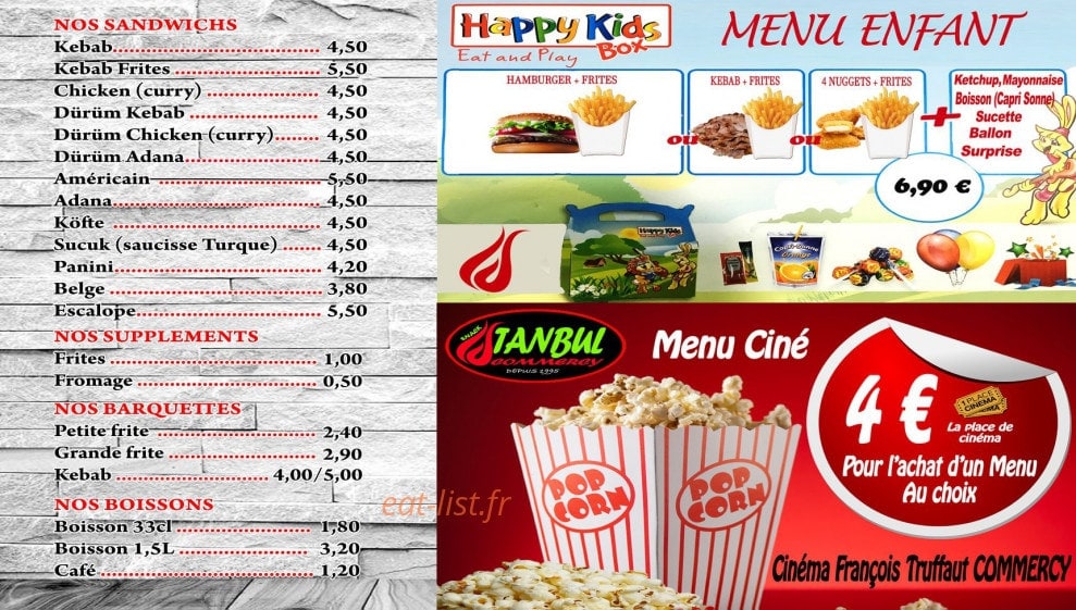 Snack Istanbul — carte page 2