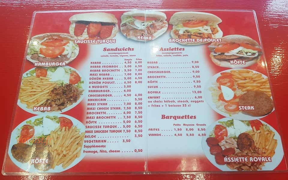 Kebab Vigneulles — carte page 1