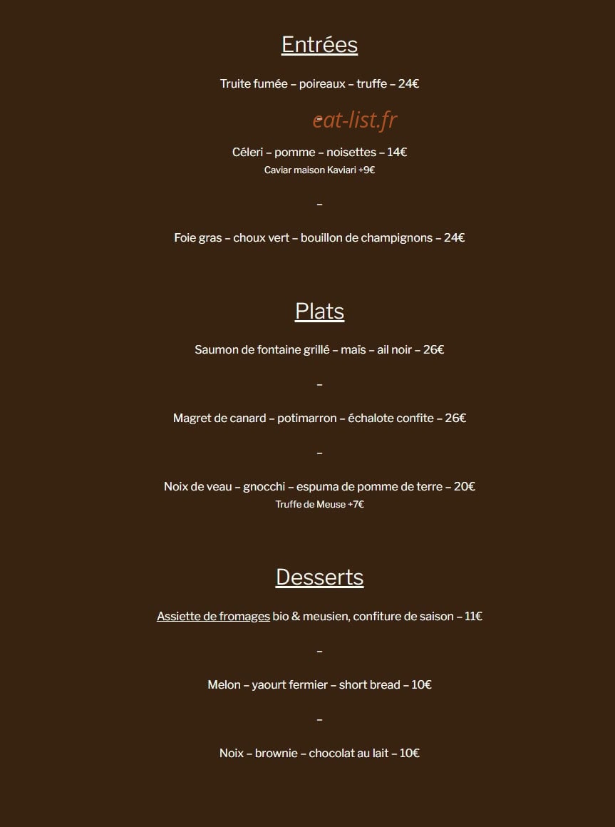 La Mangeoire — carte page 1