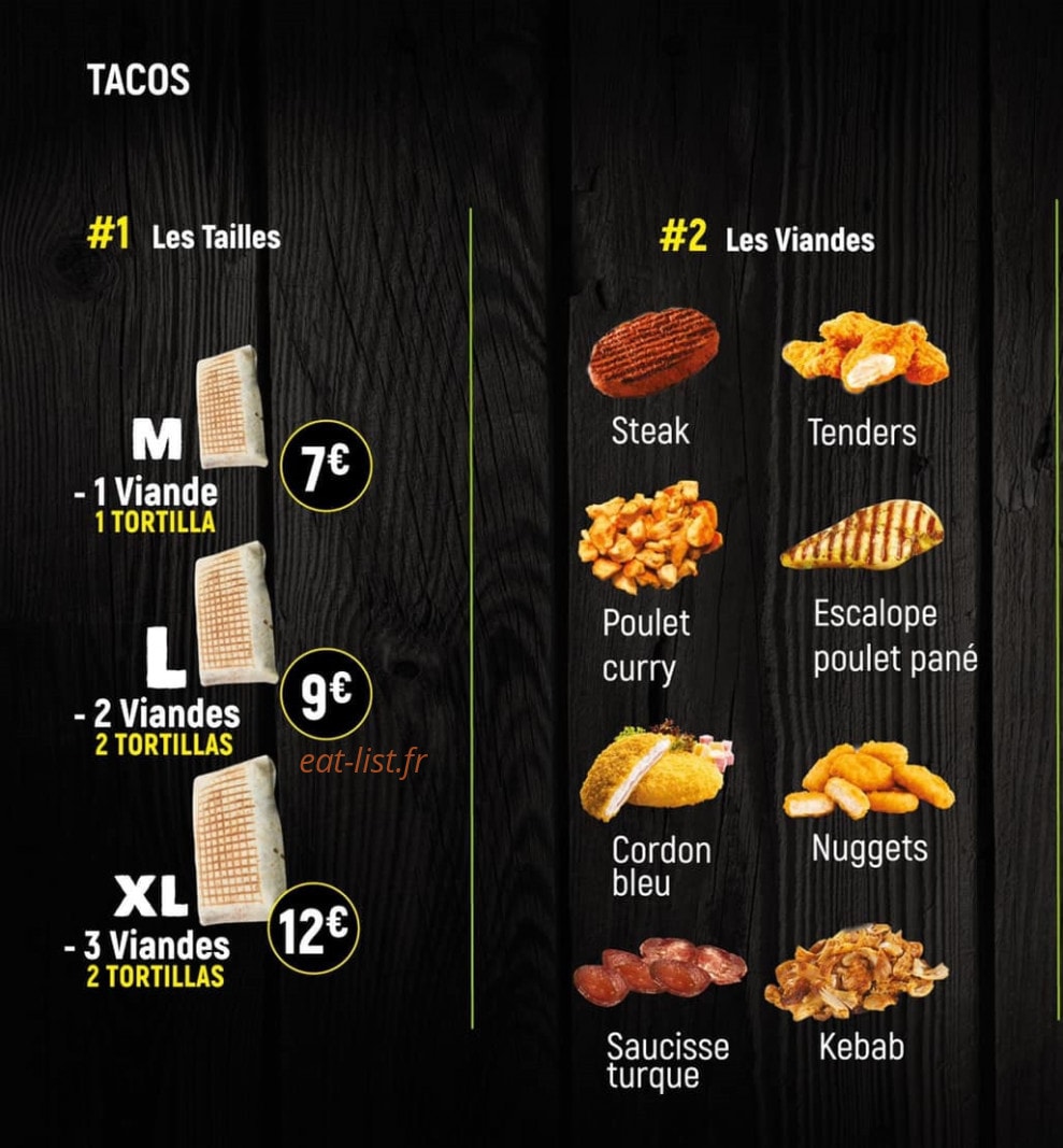 Food Korner — carte page 6