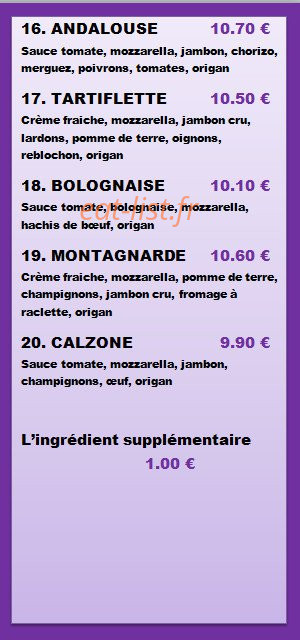 Chez mozzart est là — carte page 3