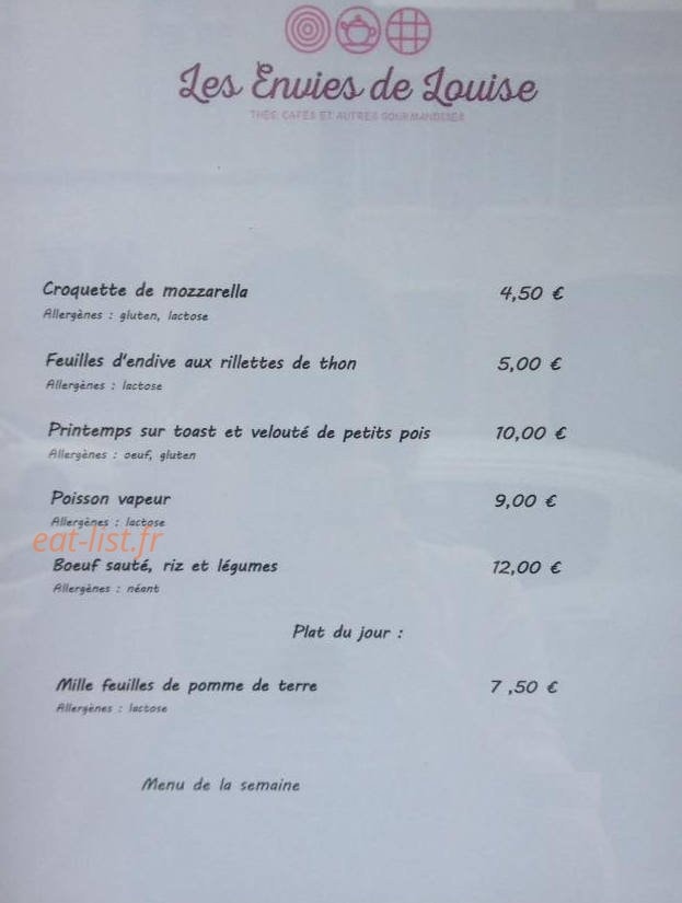 Les envies de Louise — carte page 1