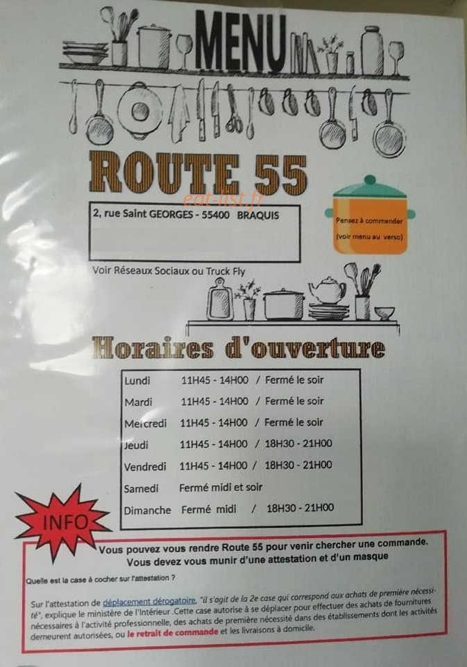 Route 55 — carte page 1