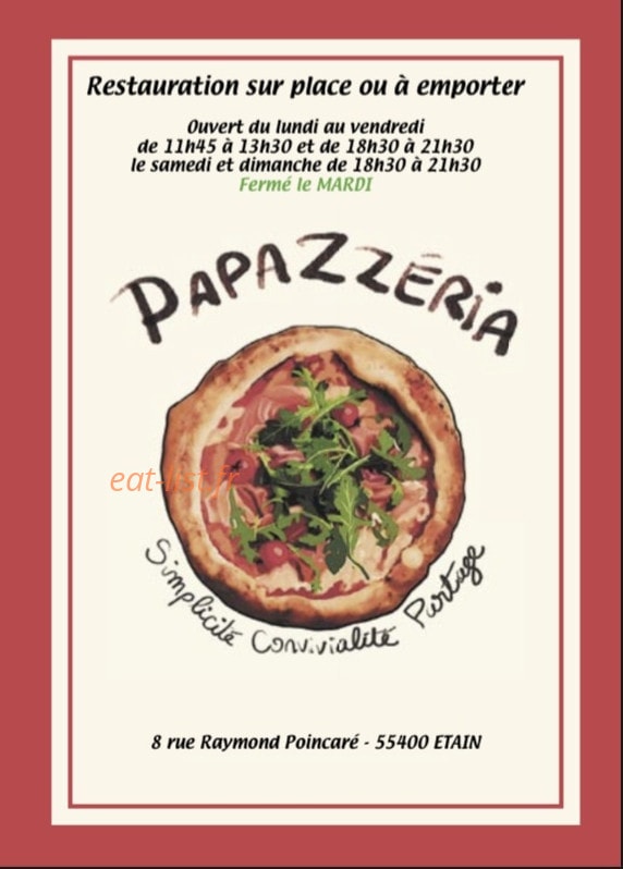 Papazzeria — carte page 1
