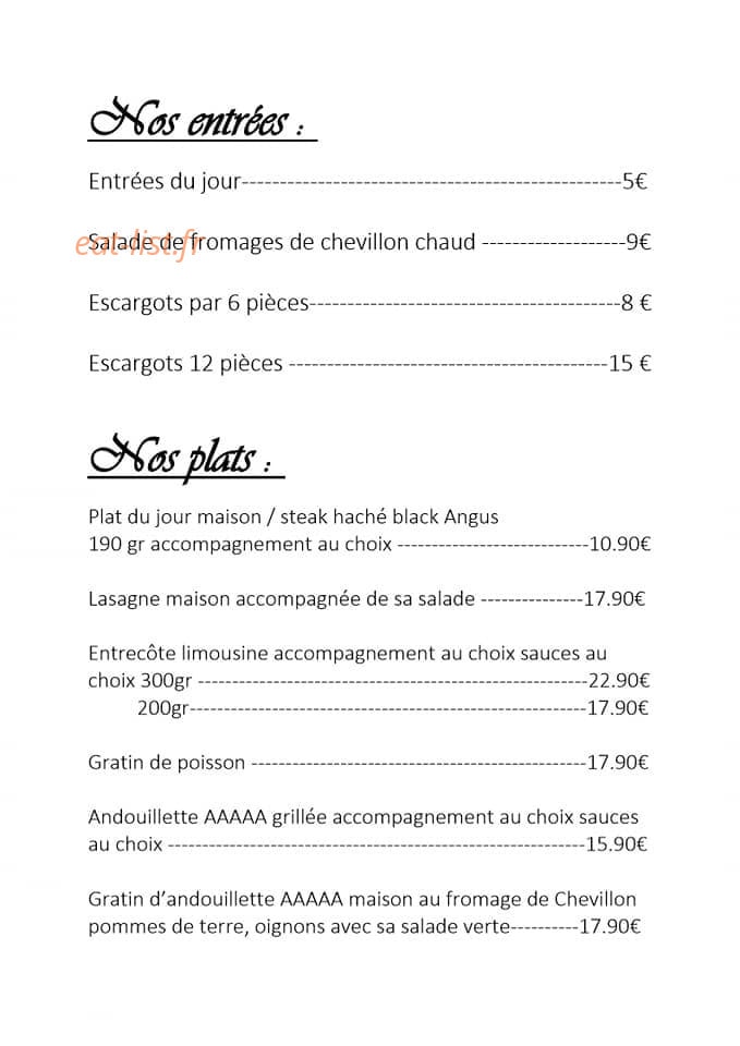 L'orée du bois — carte page 1