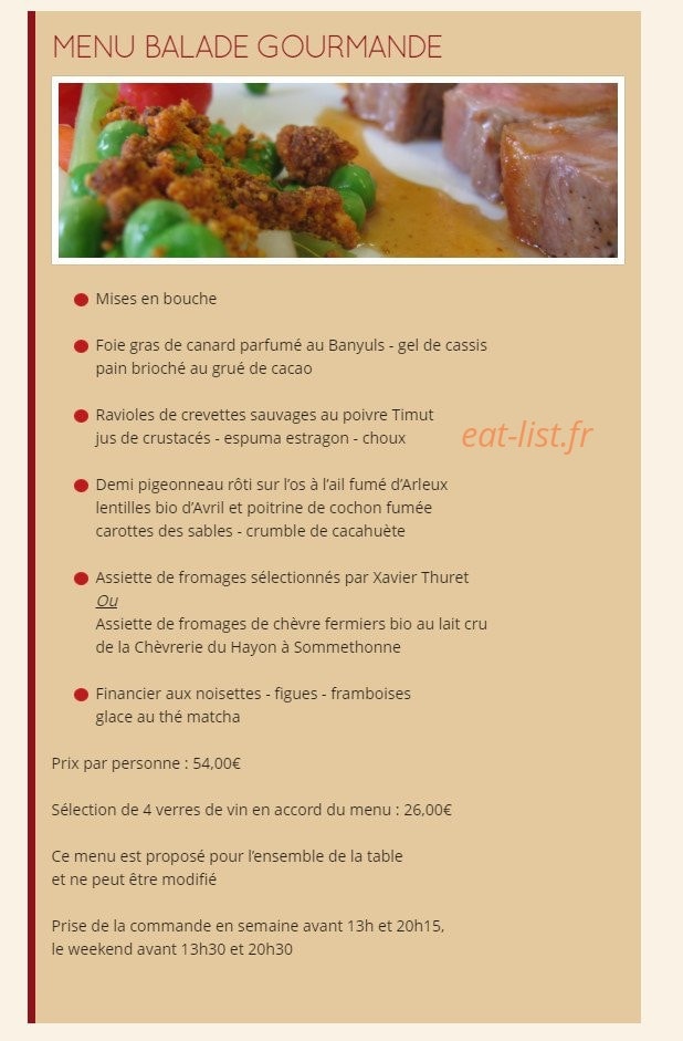 Les Epices Curiens — carte page 2
