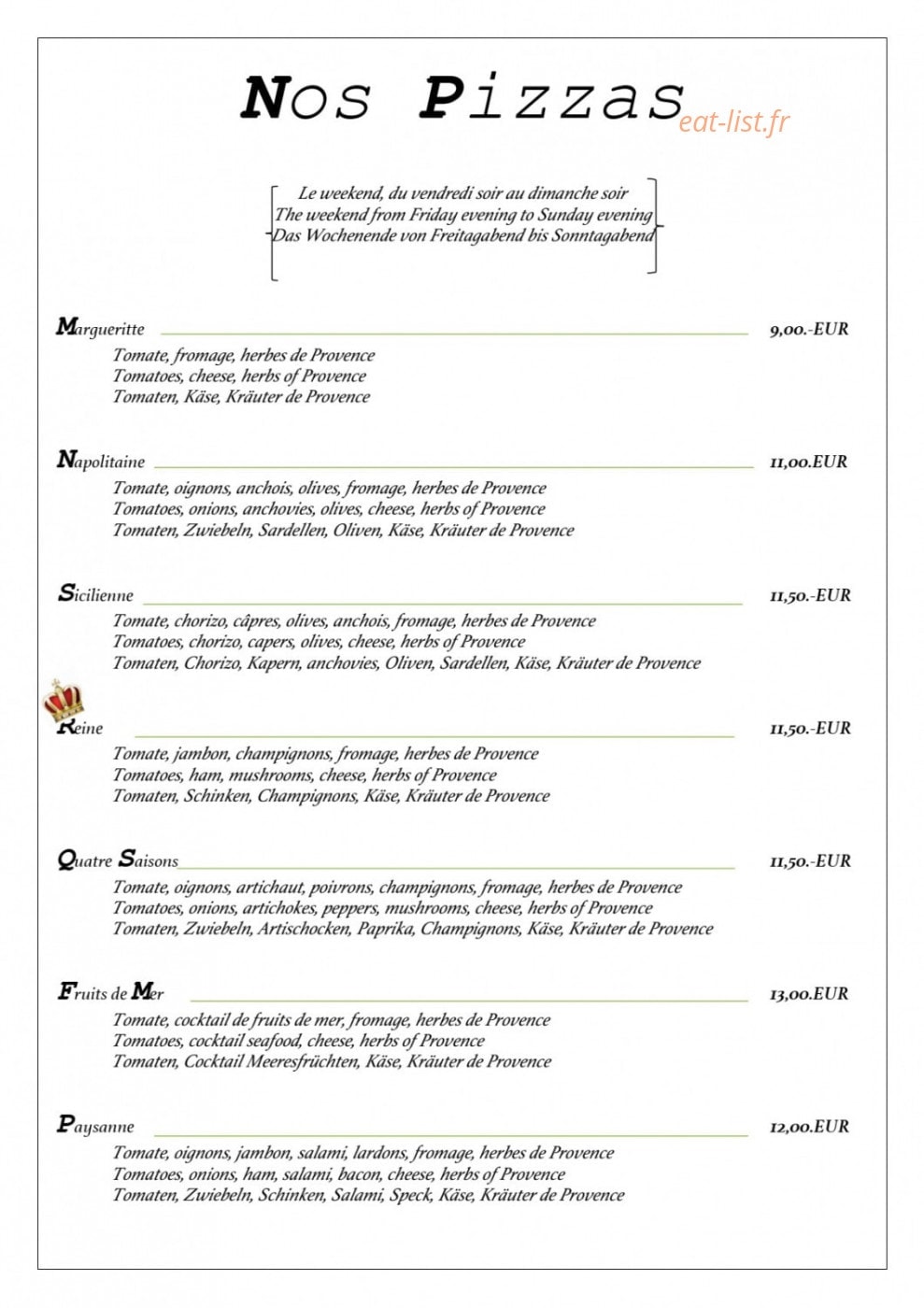 Bel Air — carte page 7