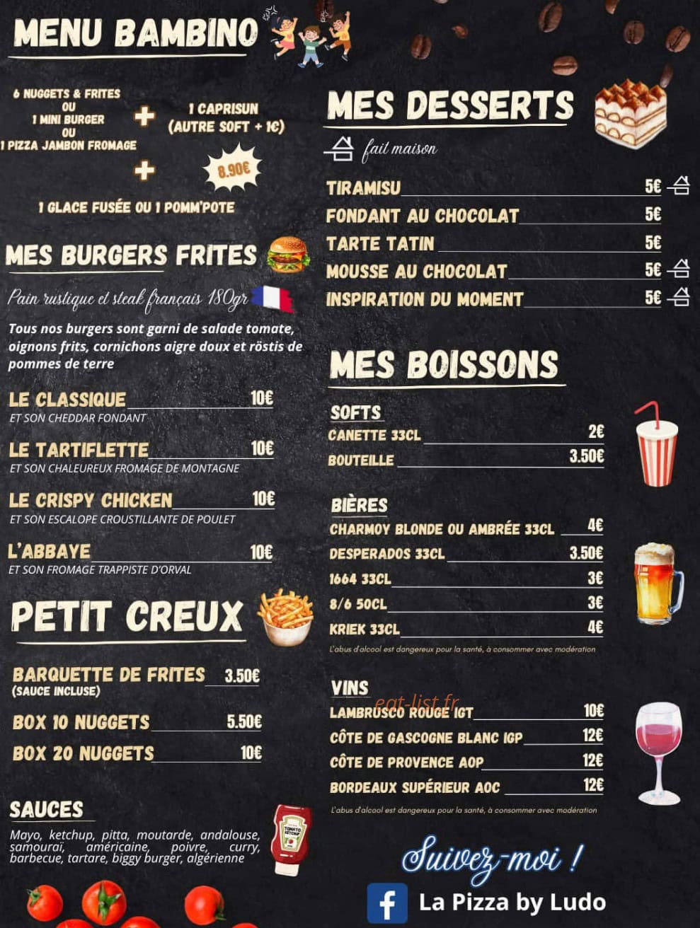 La Pizza By Ludo — carte page 2