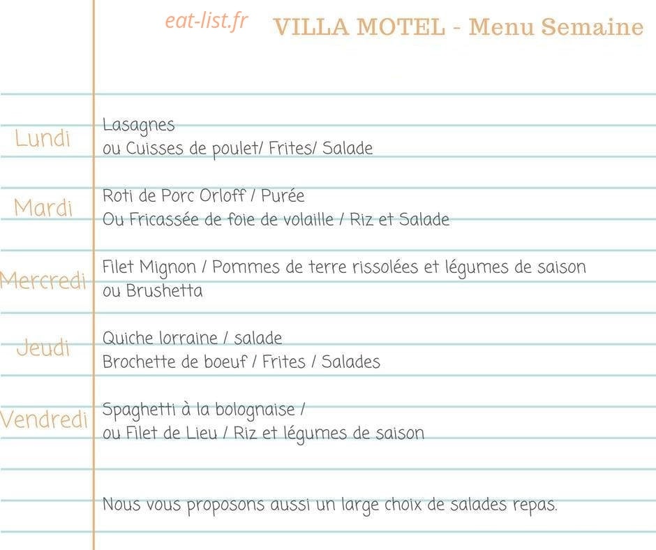 Les 4 épices — carte page 1