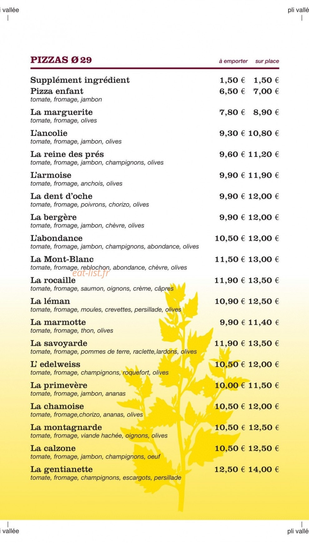 L'abondance — carte page 3