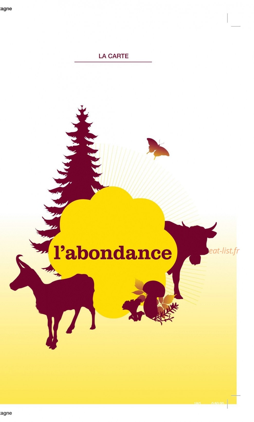 L'abondance — carte page 1