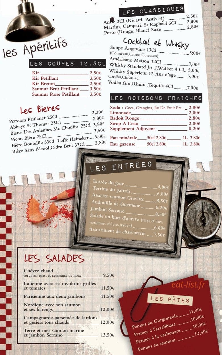 Au Tableau — carte page 2