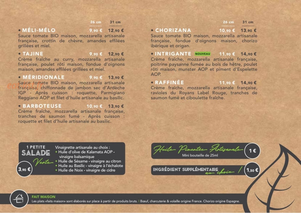 Basilic & Co — carte page 11