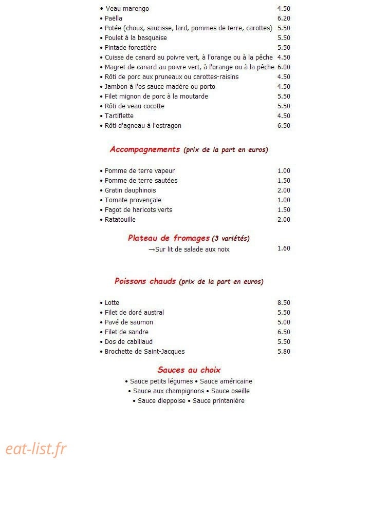 Boucherie Richard — carte page 4