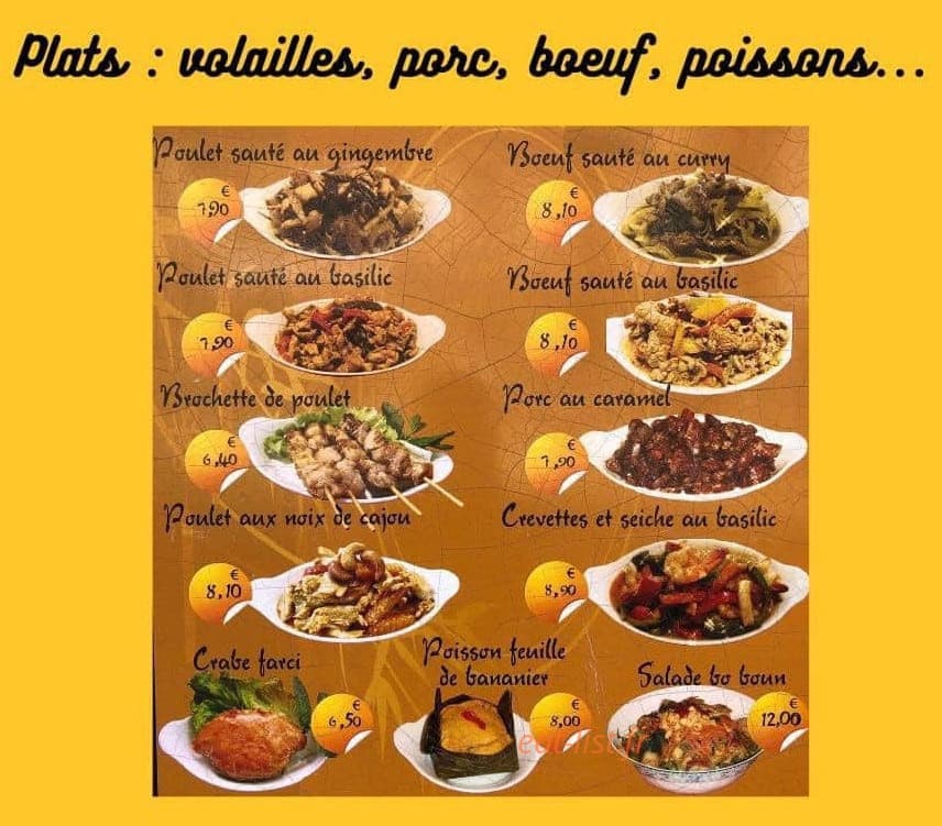 Chez Mone — carte page 2