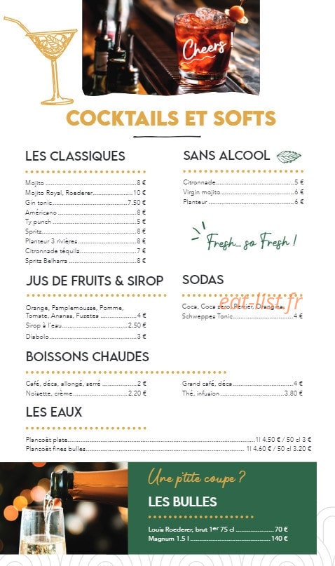 Chez Woody — carte page 4