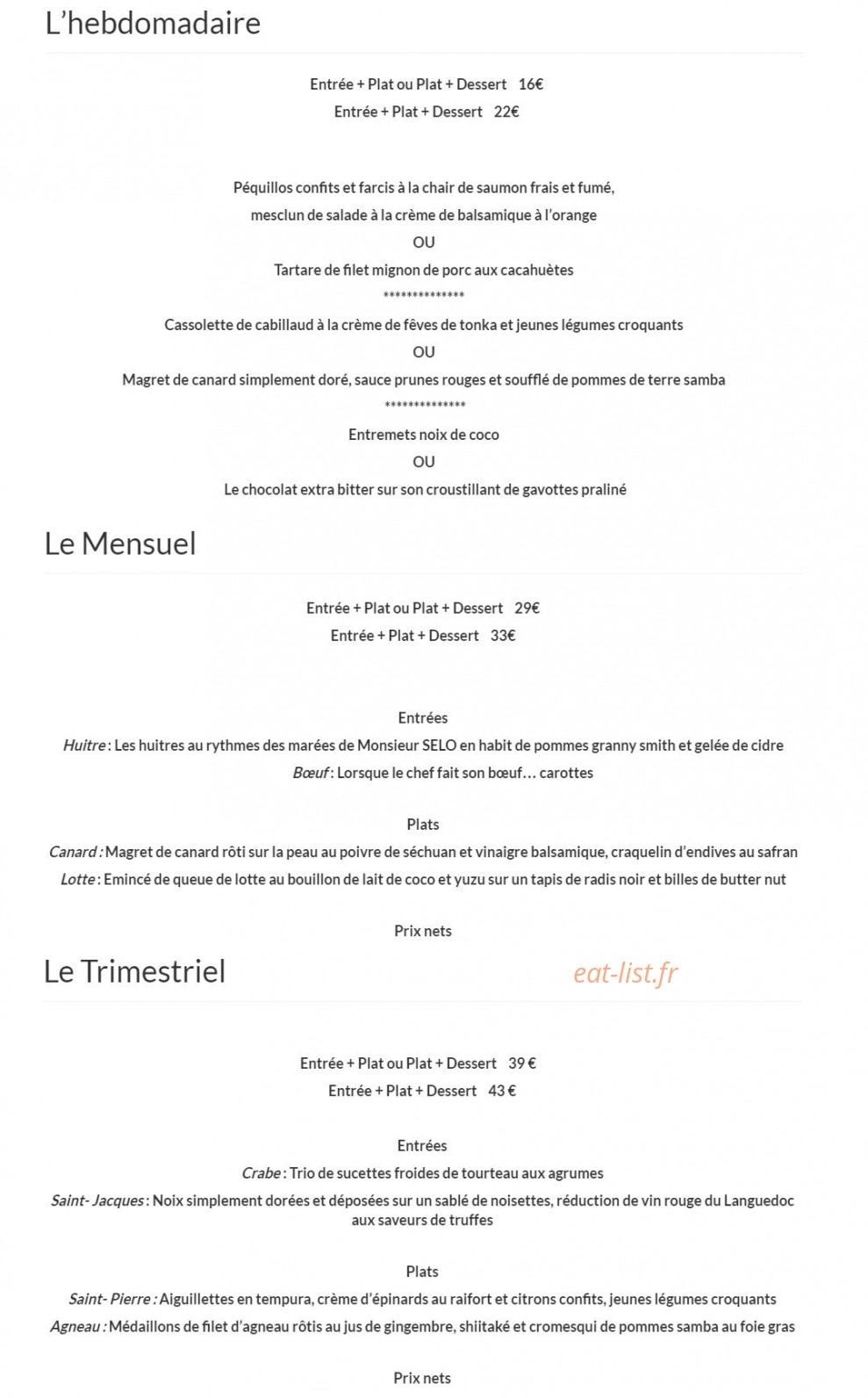 L’eden — carte page 1