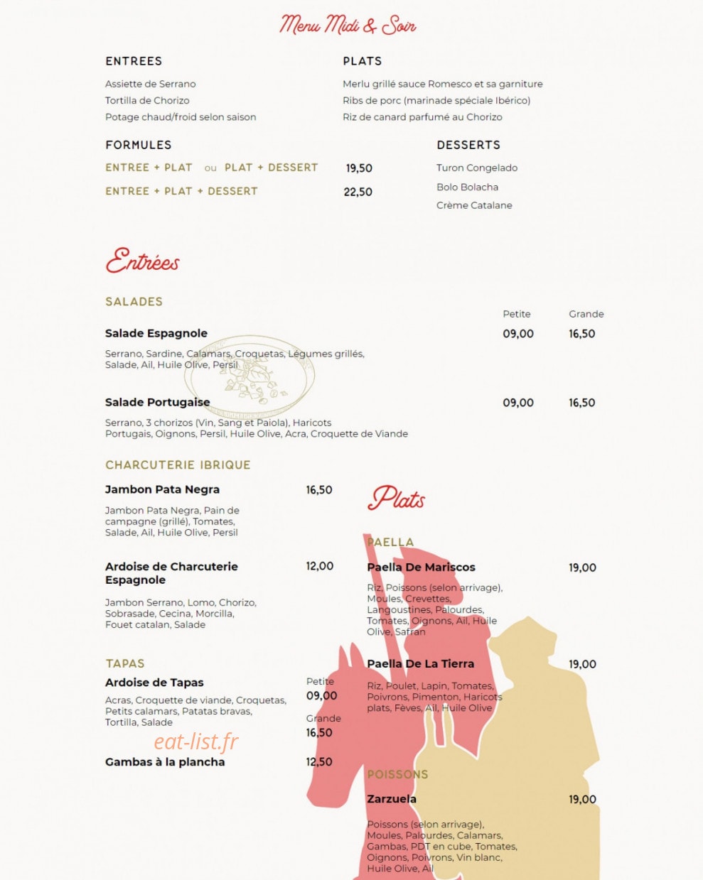 L'Iberico — carte page 1