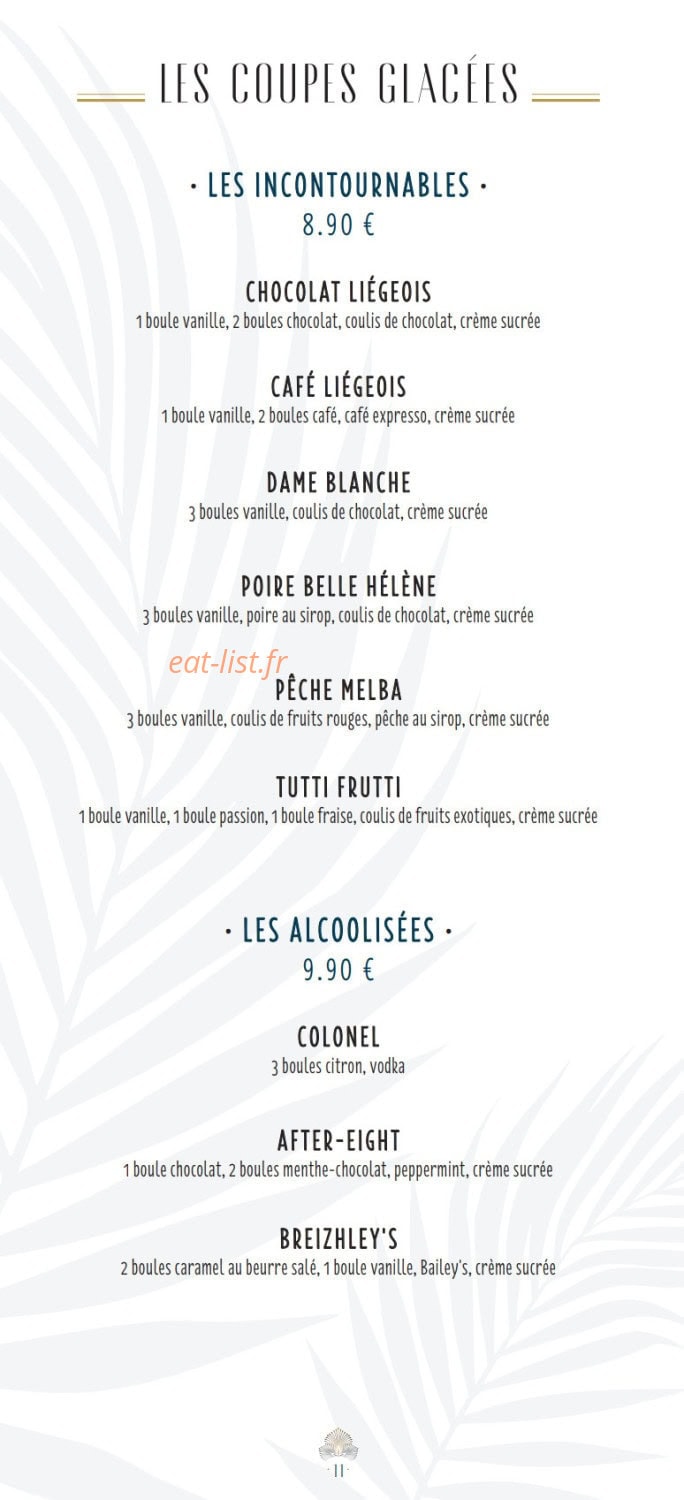 La Belle Époque — carte page 6