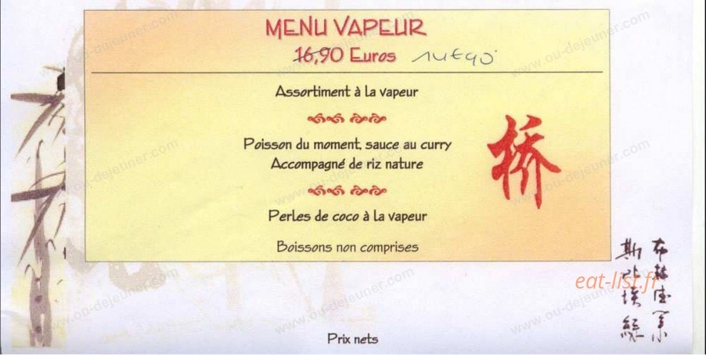 La Saigonnaise — carte page 9