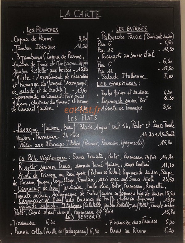 La Table Kopins — carte page 1