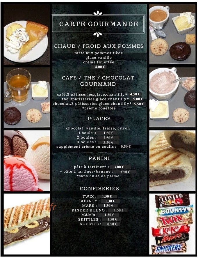 Le Bar' Ouf — carte page 2