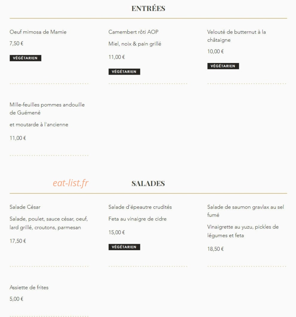 Le Cardinal — carte page 3