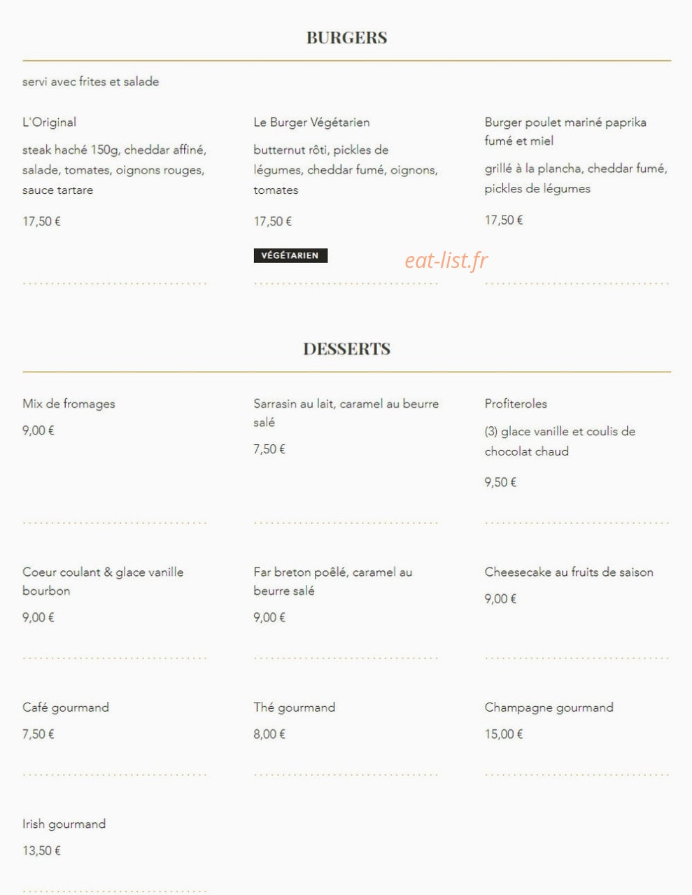 Le Cardinal — carte page 5