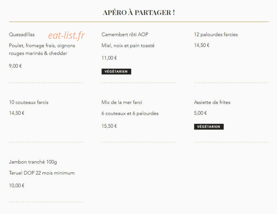 Le Cardinal — carte page 1