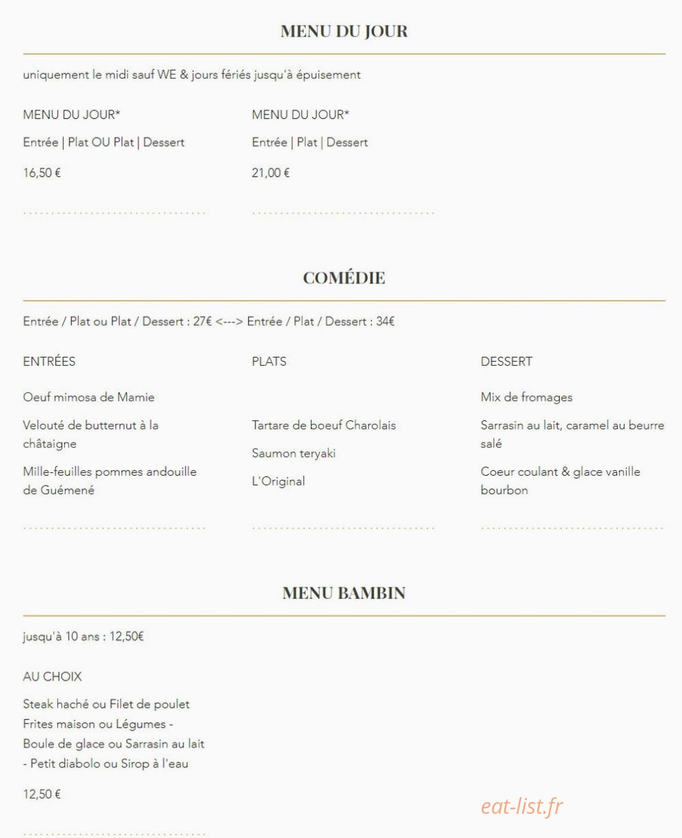 Le Cardinal — carte page 7