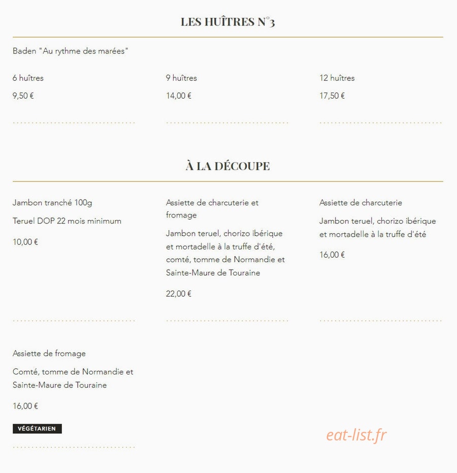 Le Cardinal — carte page 2