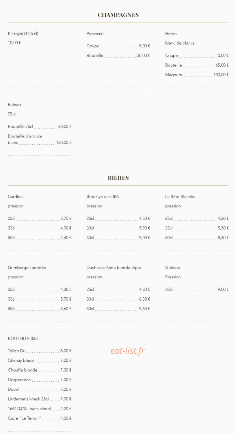Le Cardinal — carte page 10