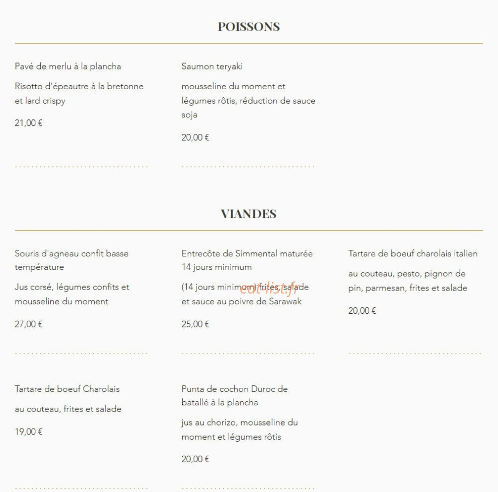 Le Cardinal — carte page 4
