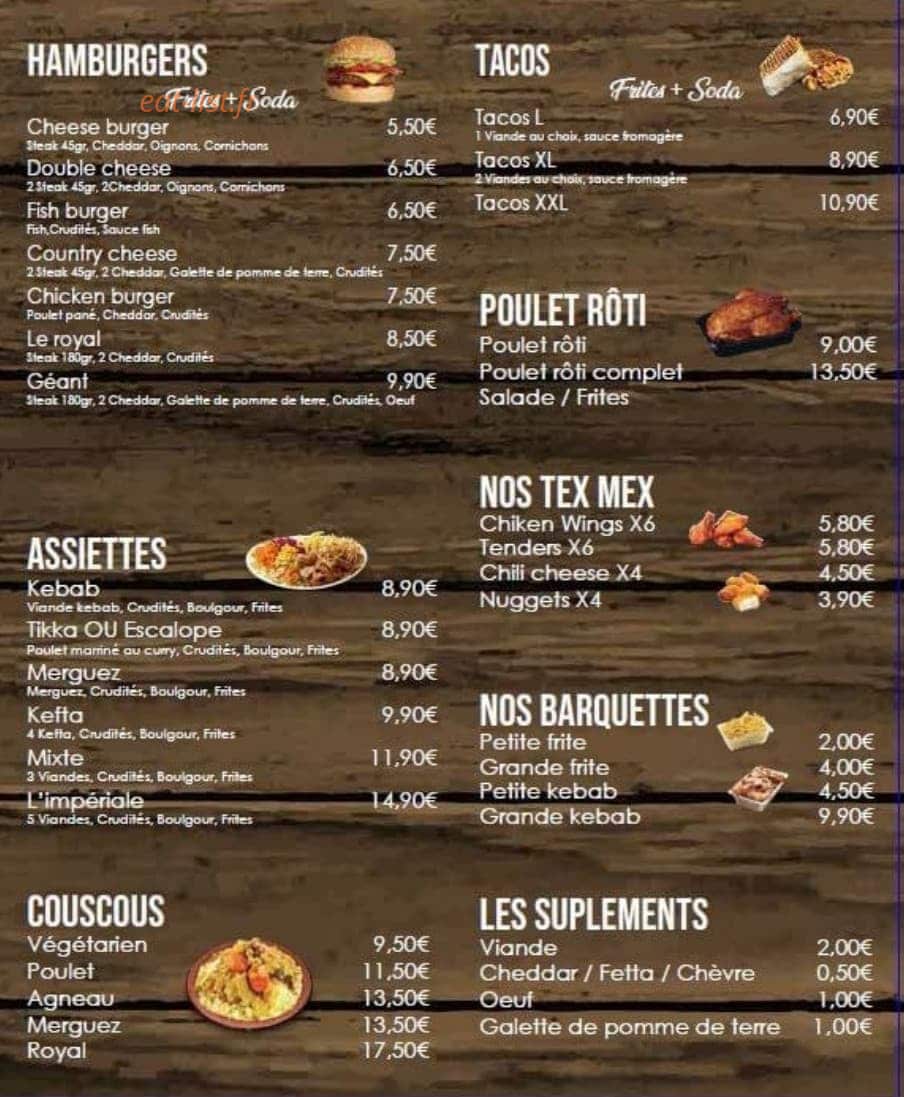 Le Marrakech — carte page 3
