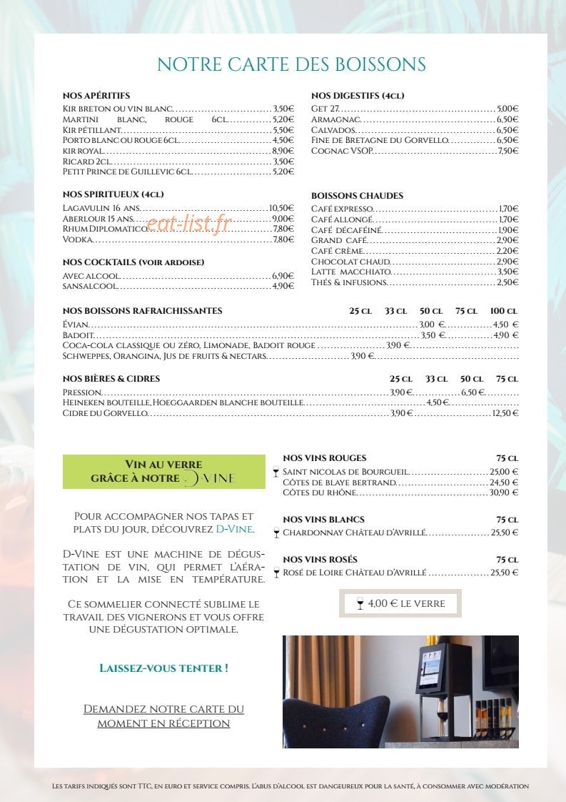 Le Patio Sainte-Anne — carte page 4